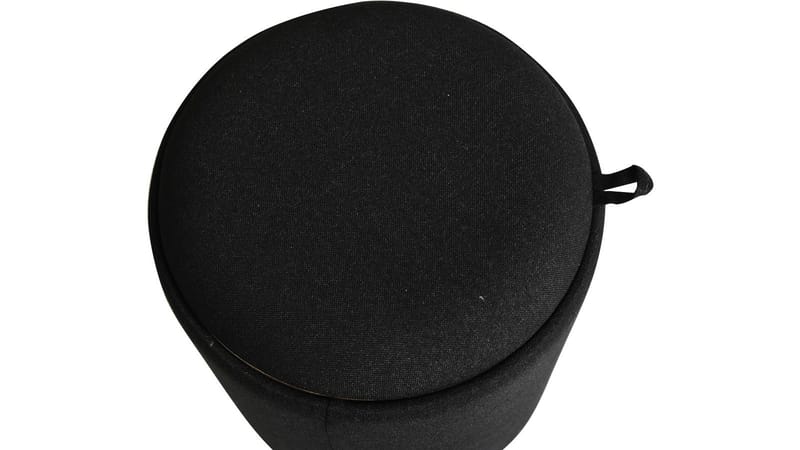 Velmira Puff 2 delar 39 cm Rund - Svart - Möbler - Stolar & fåtöljer - Pall & puff - Sittpuff - Sittpuff med förvaring