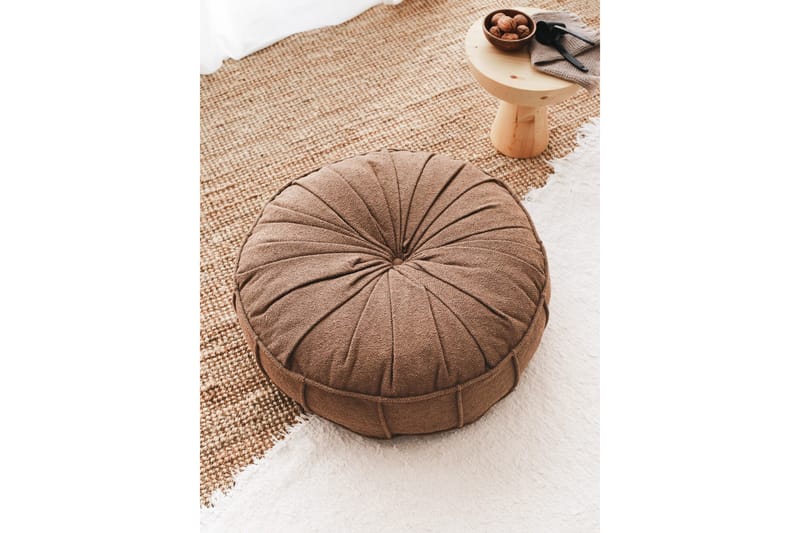 Vintage Sittpuff 60 cm - Brun - Möbler - Stolar & fåtöljer - Pall & puff - Sittpuff