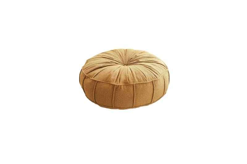 Vintage Sittpuff 60 cm - Gul - Möbler - Stolar & fåtöljer - Pall & puff - Sittpuff