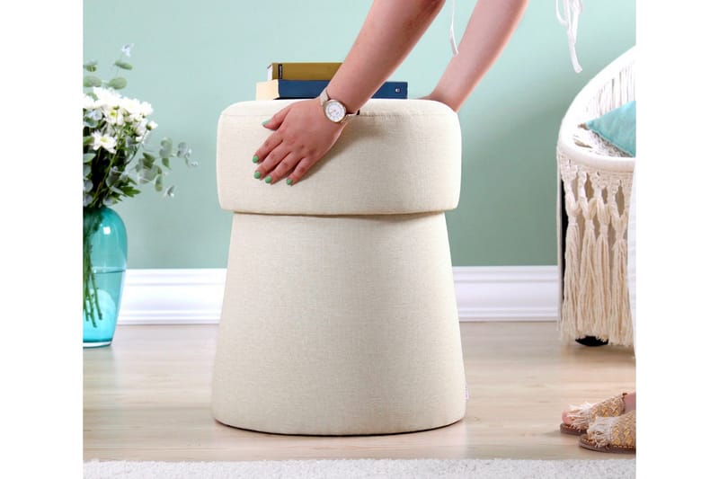 Waterford Sittpuff 40 cm - Beige - Möbler - Stolar & fåtöljer - Pall & puff - Sittpuff