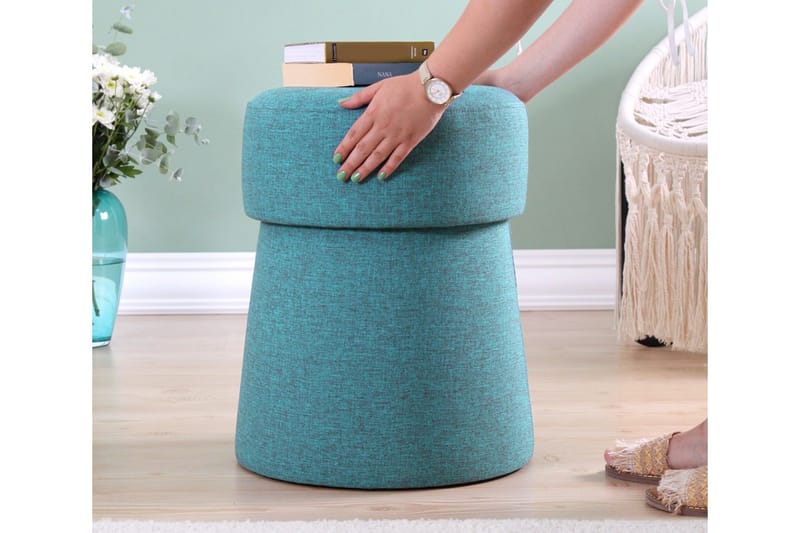 Waterford Sittpuff 40 cm - Blå - Möbler - Stolar & fåtöljer - Pall & puff - Sittpuff