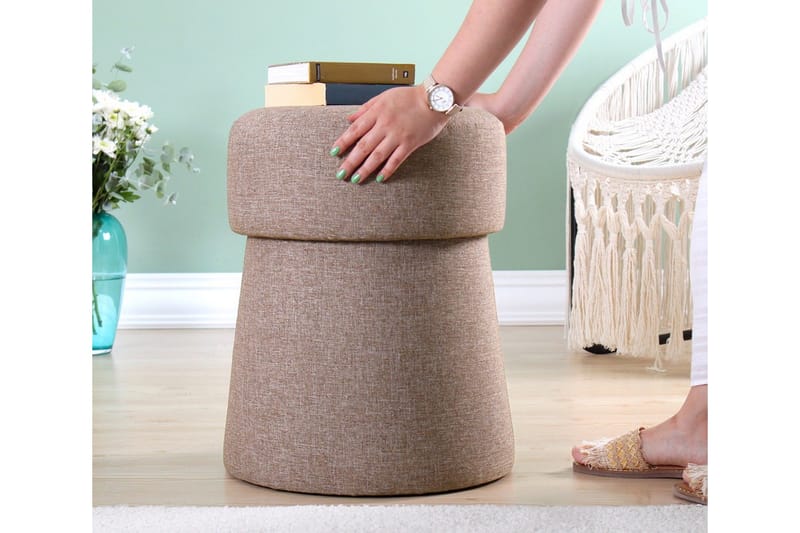 Waterford Sittpuff 40 cm - Brun - Möbler - Stolar & fåtöljer - Pall & puff - Sittpuff