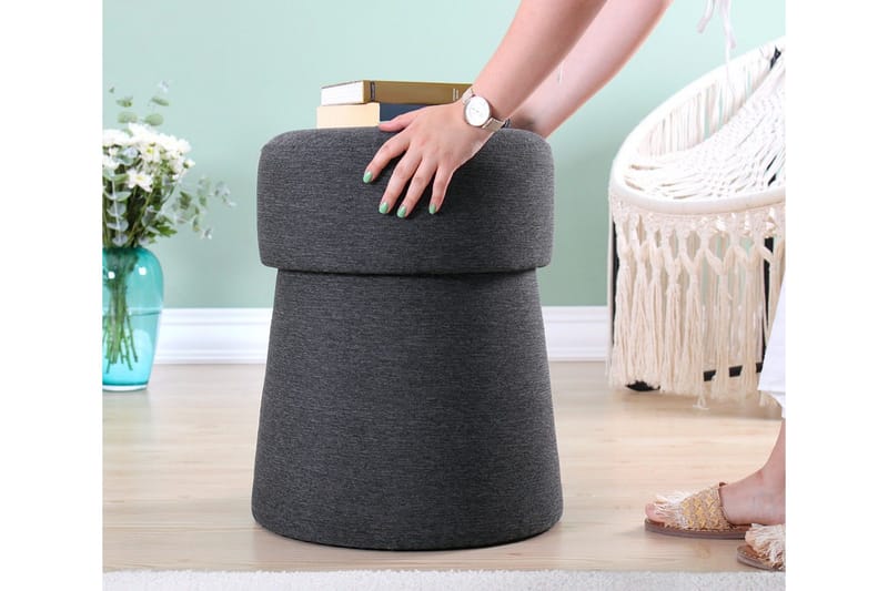 Waterford Sittpuff 40 cm - Grå - Möbler - Stolar & fåtöljer - Pall & puff - Sittpuff