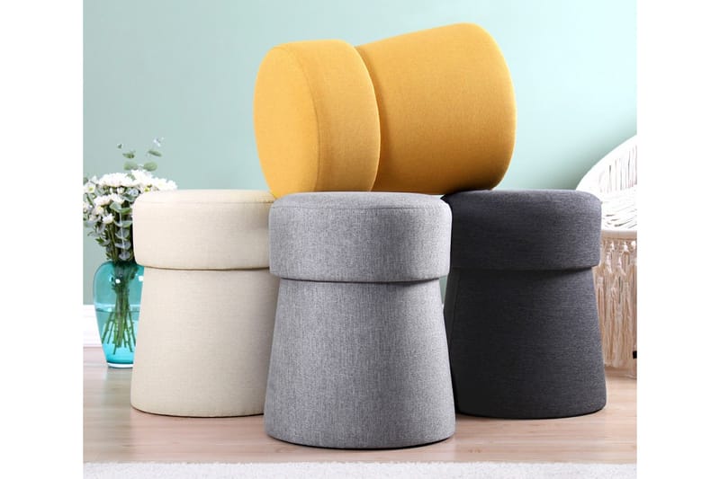 Waterford Sittpuff 40 cm - Ljusgrå - Möbler - Stolar & fåtöljer - Pall & puff - Sittpuff