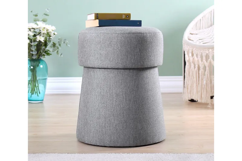 Waterford Sittpuff 40 cm - Ljusgrå - Möbler - Stolar & fåtöljer - Pall & puff - Sittpuff