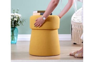 Waterford Sittpuff 40 cm - Senapsgul - Möbler - Stolar & fåtöljer - Pall & puff - Sittpuff