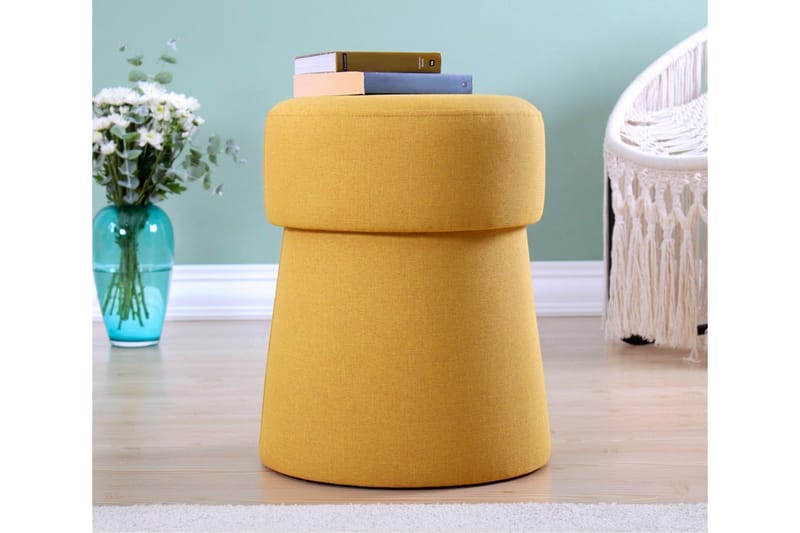 Waterford Sittpuff 40 cm - Senapsgul - Möbler - Stolar & fåtöljer - Pall & puff - Sittpuff