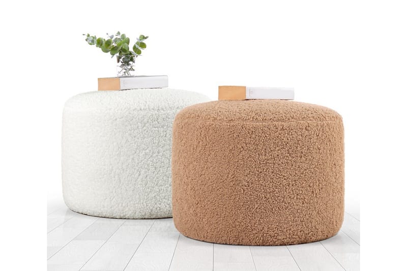 Whitman Sittpuff 54 cm - Brun - Möbler - Stolar & fåtöljer - Pall & puff - Sittpuff