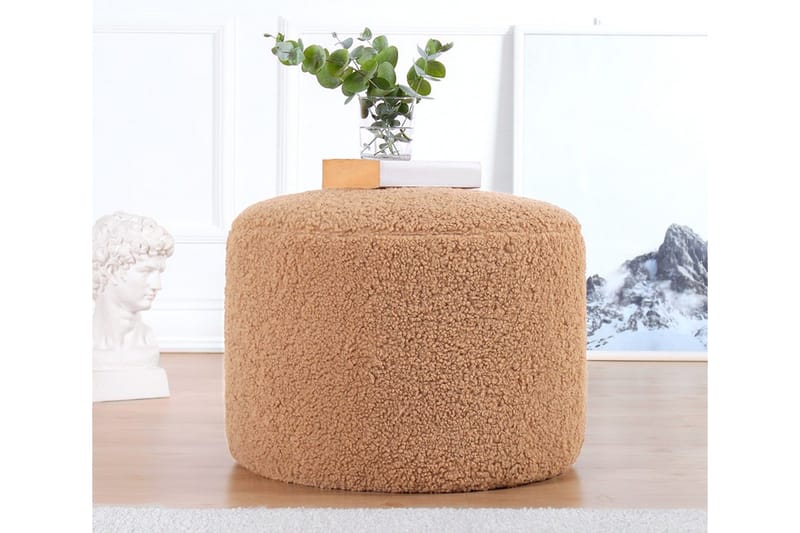 Whitman Sittpuff 54 cm - Brun - Möbler - Stolar & fåtöljer - Pall & puff - Sittpuff