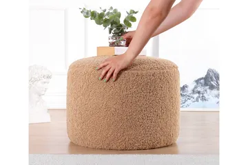 Whitman Sittpuff 54 cm - Brun - Möbler - Stolar & fåtöljer - Pall & puff - Sittpuff
