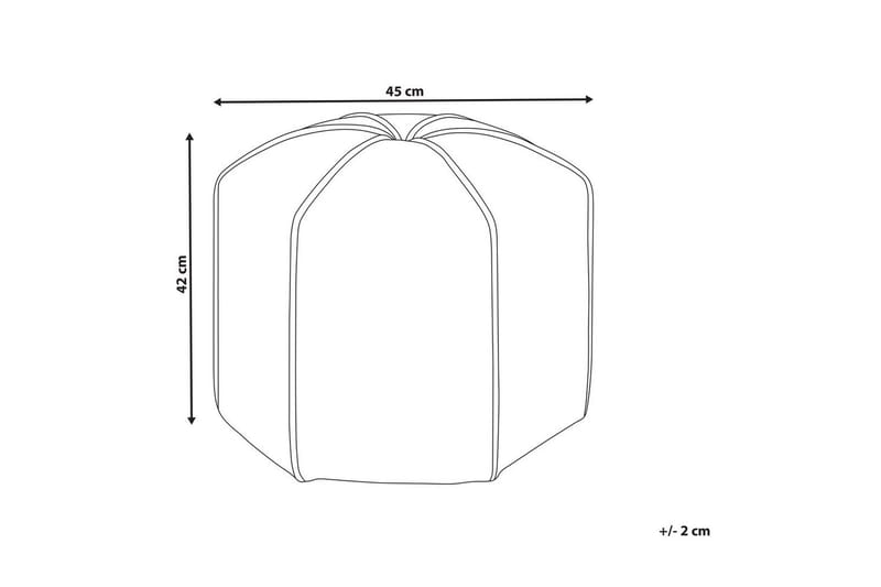 Sittpuff Wishek Beige - Beige - Möbler - Stolar & fåtöljer - Pall & puff - Sittpuff