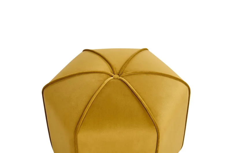 Sittpuff Wishek Gul - Gul - Möbler - Stolar & fåtöljer - Pall & puff - Sittpuff