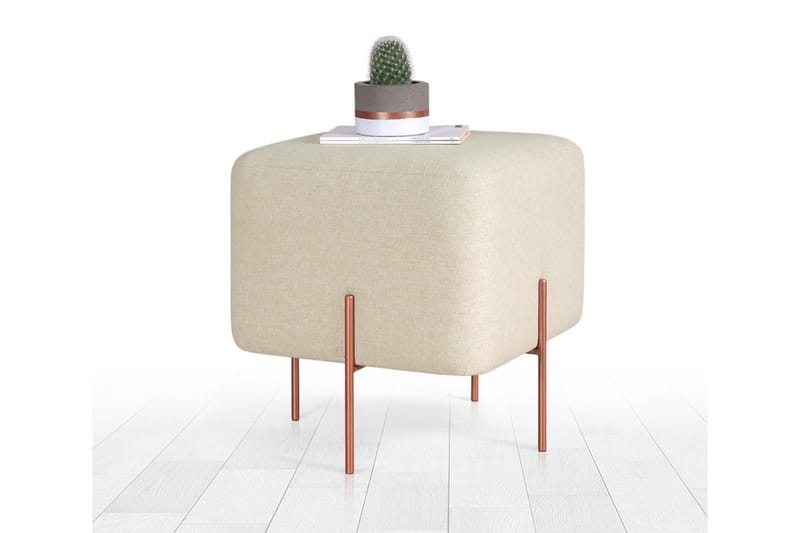 Yellowknife Sittpuff 40 cm - Beige - Möbler - Stolar & fåtöljer - Pall & puff - Sittpuff