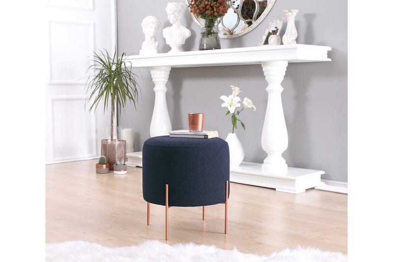 Yellowknife Sittpuff 40 cm - Blå - Möbler - Stolar & fåtöljer - Pall & puff - Sittpuff