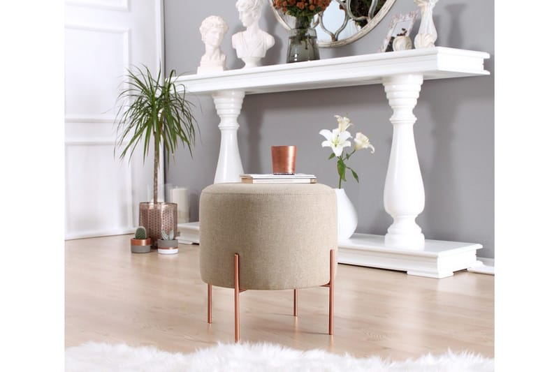 Yellowknife Sittpuff 40 cm - Brun - Möbler - Stolar & fåtöljer - Pall & puff - Sittpuff