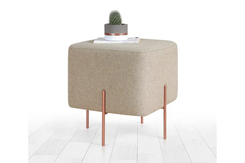 Yellowknife Sittpuff 40 cm - Brun - Möbler - Stolar & fåtöljer - Pall & puff - Sittpuff