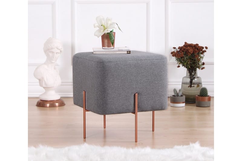 Yellowknife Sittpuff 40 cm - Grå - Möbler - Stolar & fåtöljer - Pall & puff - Sittpuff