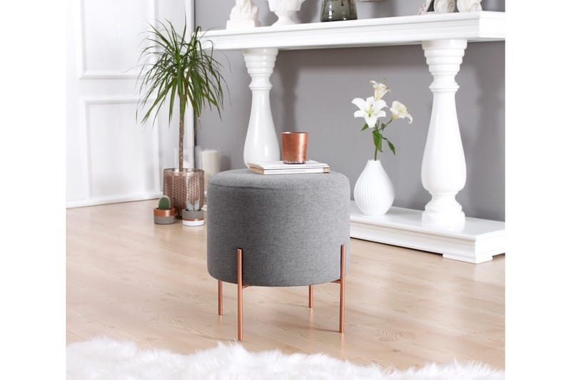 Yellowknife Sittpuff 40 cm - Grå - Möbler - Stolar & fåtöljer - Pall & puff - Sittpuff