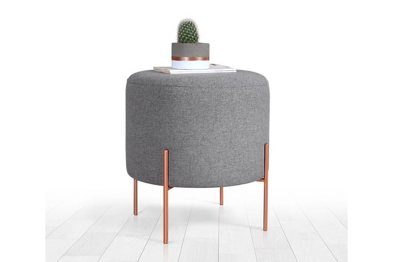 Yellowknife Sittpuff 40 cm - Grå - Möbler - Stolar & fåtöljer - Pall & puff - Sittpuff