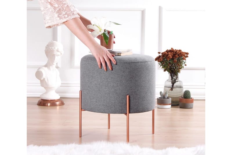 Yellowknife Sittpuff 40 cm - Grå - Möbler - Stolar & fåtöljer - Pall & puff - Sittpuff