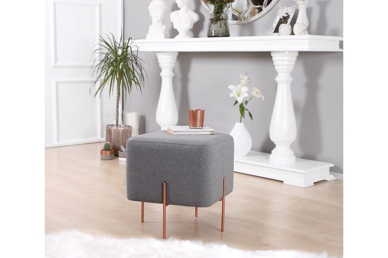 Yellowknife Sittpuff 40 cm - Grå - Möbler - Stolar & fåtöljer - Pall & puff - Sittpuff