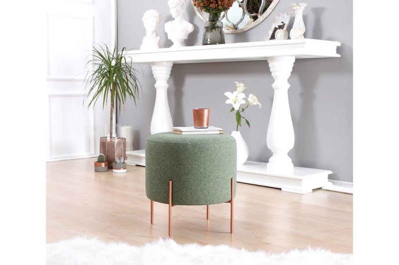 Yellowknife Sittpuff 40 cm - Grön - Möbler - Stolar & fåtöljer - Pall & puff - Sittpuff