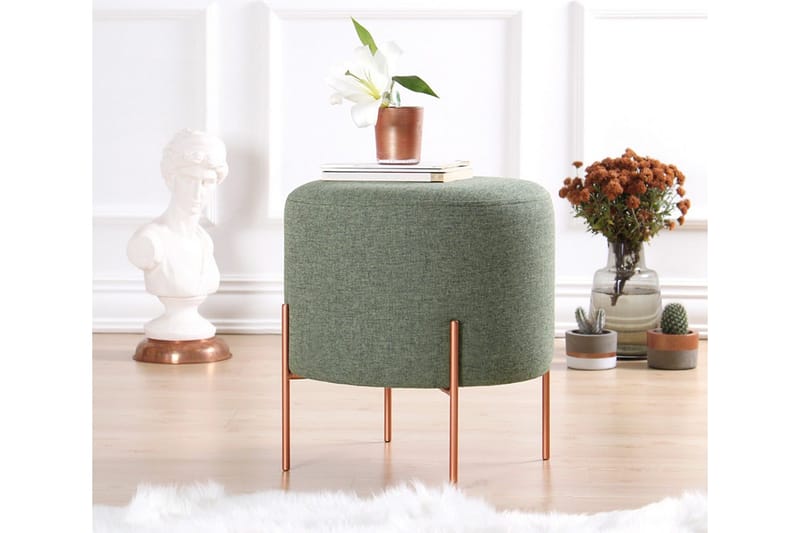 Yellowknife Sittpuff 40 cm - Grön - Möbler - Stolar & fåtöljer - Pall & puff - Sittpuff