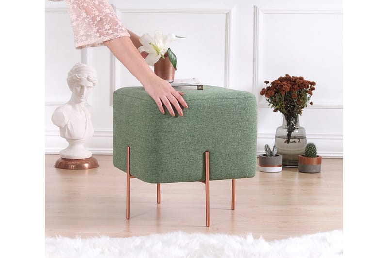 Yellowknife Sittpuff 40 cm - Grön - Möbler - Stolar & fåtöljer - Pall & puff - Sittpuff