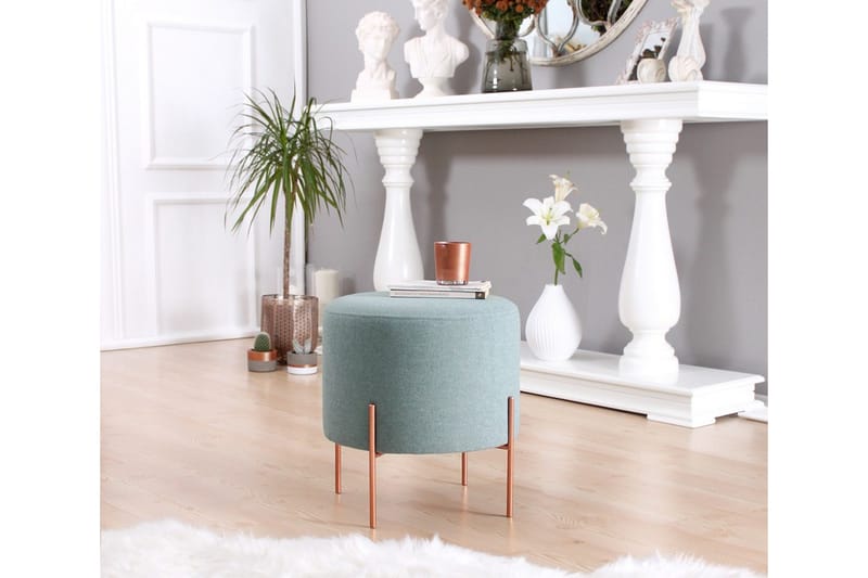 Yellowknife Sittpuff 40 cm - Havsgrön - Möbler - Stolar & fåtöljer - Pall & puff - Sittpuff