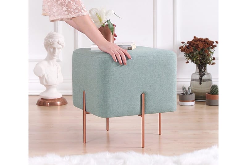 Yellowknife Sittpuff 40 cm - Havsgrön - Möbler - Stolar & fåtöljer - Pall & puff - Sittpuff