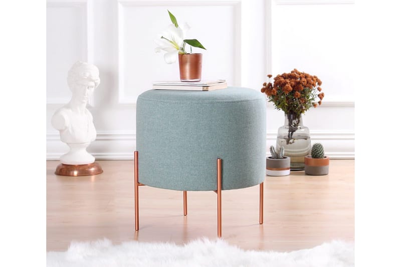 Yellowknife Sittpuff 40 cm - Havsgrön - Möbler - Stolar & fåtöljer - Pall & puff - Sittpuff