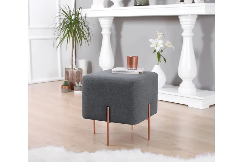 Yellowknife Sittpuff 40 cm, Mörkgrå