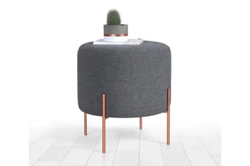 Yellowknife Sittpuff 40 cm - Mörkgrå - Möbler - Stolar & fåtöljer - Pall & puff - Sittpuff
