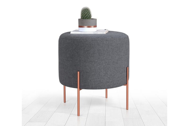 Yellowknife Sittpuff 40 cm - Mörkgrå - Möbler - Stolar & fåtöljer - Pall & puff - Sittpuff