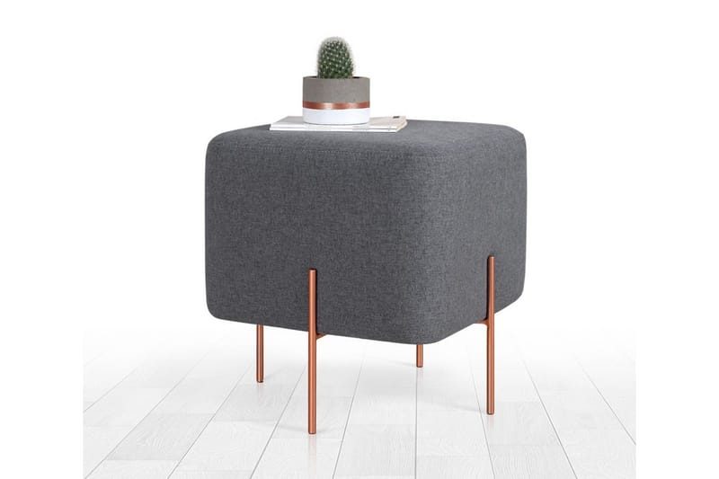 Yellowknife Sittpuff 40 cm - Mörkgrå - Möbler - Stolar & fåtöljer - Pall & puff - Sittpuff