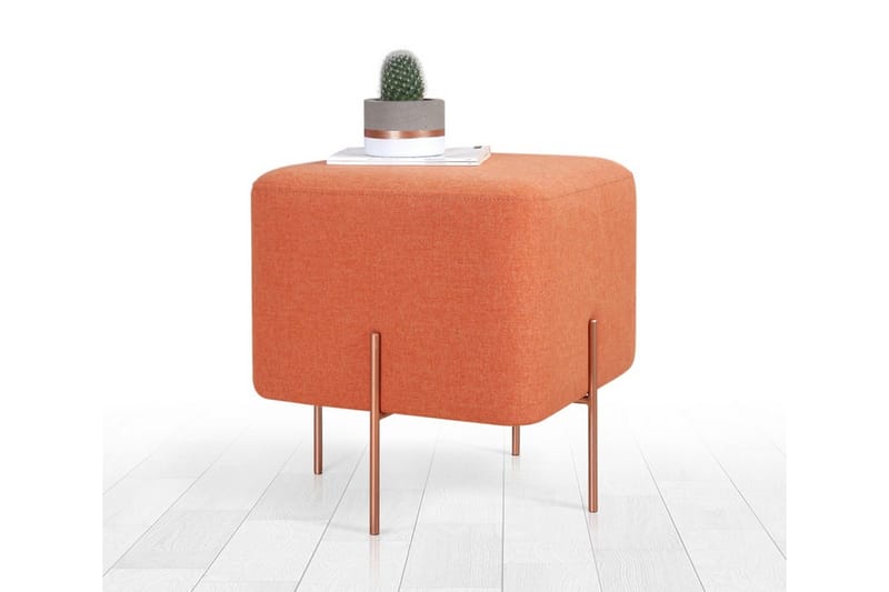 Yellowknife Sittpuff 40 cm - Orange - Möbler - Stolar & fåtöljer - Pall & puff - Sittpuff