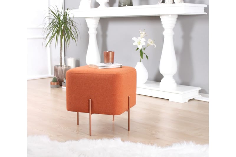 Yellowknife Sittpuff 40 cm - Orange - Möbler - Stolar & fåtöljer - Pall & puff - Sittpuff
