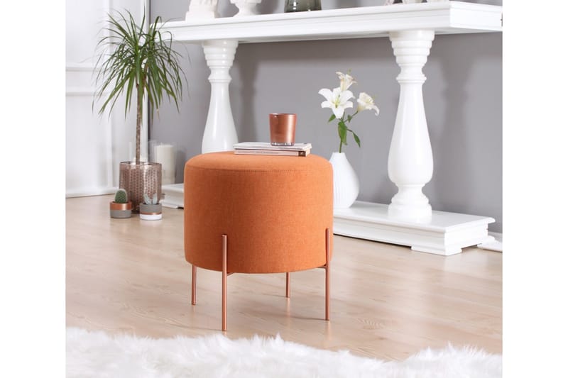 Yellowknife Sittpuff 40 cm - Orange - Möbler - Stolar & fåtöljer - Pall & puff - Sittpuff
