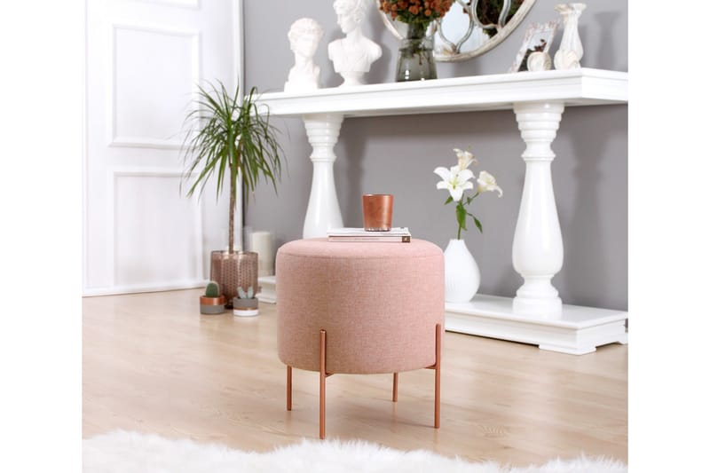 Yellowknife Sittpuff 40 cm - Rosa - Möbler - Stolar & fåtöljer - Pall & puff - Sittpuff