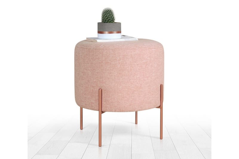 Yellowknife Sittpuff 40 cm - Rosa - Möbler - Stolar & fåtöljer - Pall & puff - Sittpuff