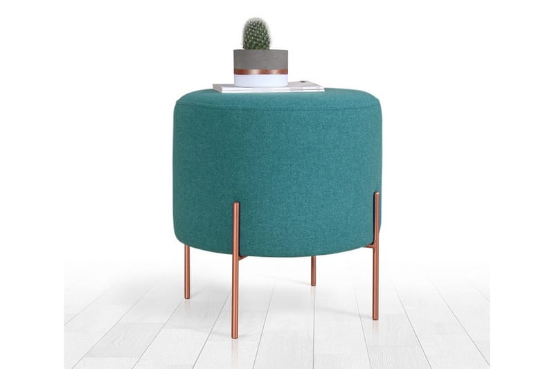 Yellowknife Sittpuff 40 cm - Turkos - Möbler - Stolar & fåtöljer - Pall & puff - Sittpuff