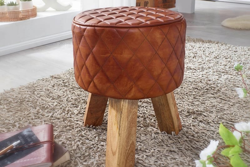 Soans Sittpall - Brun - Möbler - Stolar & fåtöljer - Pall & puff