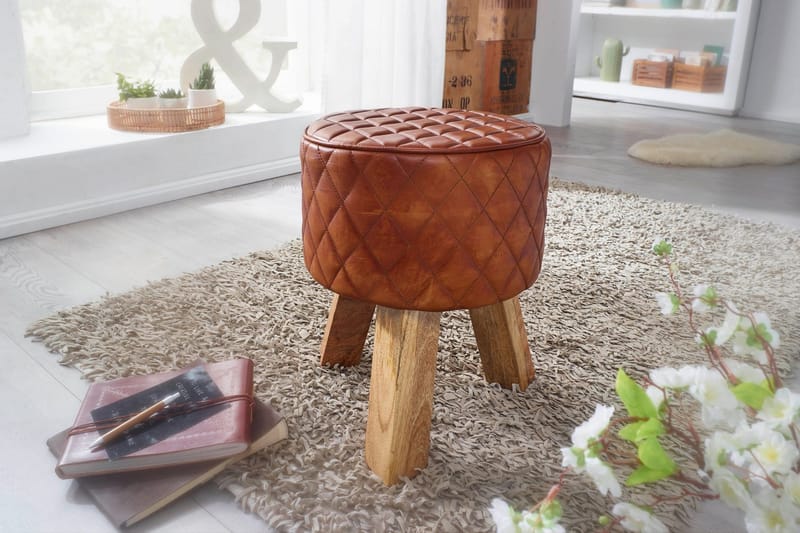 Soans Sittpall - Brun - Möbler - Stolar & fåtöljer - Pall & puff