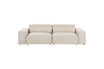 Soffa med fotpall Hellnar Beige - Beige - Möbler - Stolar & fåtöljer - Pall & puff - Fotpall