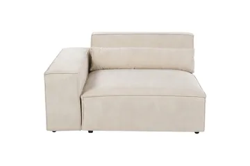Soffa med fotpall Hellnar Beige - Beige - Möbler - Stolar & fåtöljer - Pall & puff - Fotpall