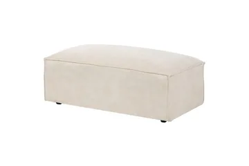 Soffa med fotpall Hellnar Beige - Beige - Möbler - Stolar & fåtöljer - Pall & puff - Fotpall