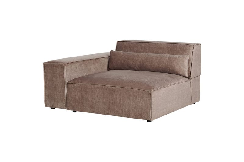 Soffa med fotpall Hellnar Brun - Brun - Möbler - Stolar & fåtöljer - Pall & puff - Fotpall