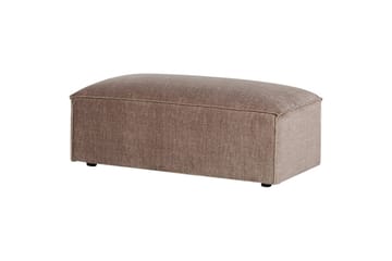 Soffa med fotpall Hellnar Brun - Brun - Möbler - Stolar & fåtöljer - Pall & puff - Fotpall