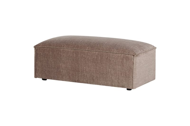 Soffa med fotpall Hellnar Brun - Brun - Möbler - Stolar & fåtöljer - Pall & puff - Fotpall