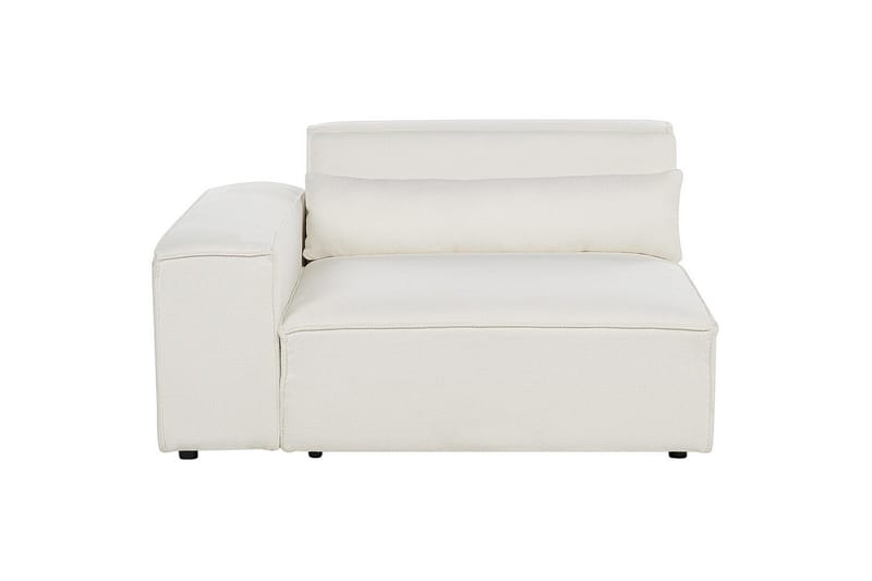 Soffa med fotpall Hellnar Vit - Vit - Möbler - Stolar & fåtöljer - Pall & puff - Fotpall